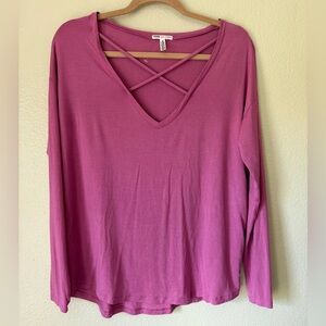 PINK Victoria's Secret Long Sleeve Relaxed Blouse Pink 2 for $22 ❇️